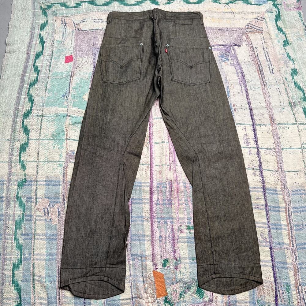 Vintage Levis Engineered Jeans Mens Black Twisted Fits 31x32